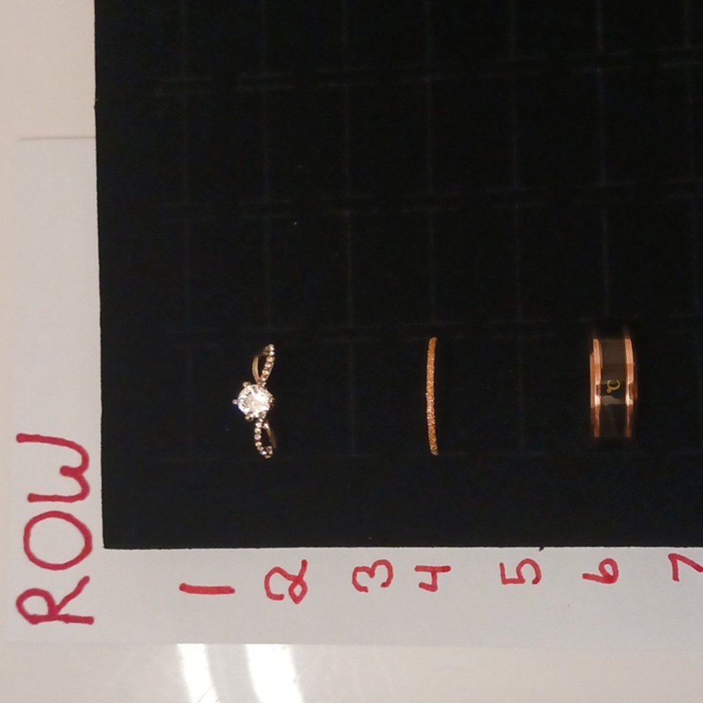 Batch of Size 9.5 Rings. NWT. Silver & gold colors. 3 rings total. - Picture 3 of 12
